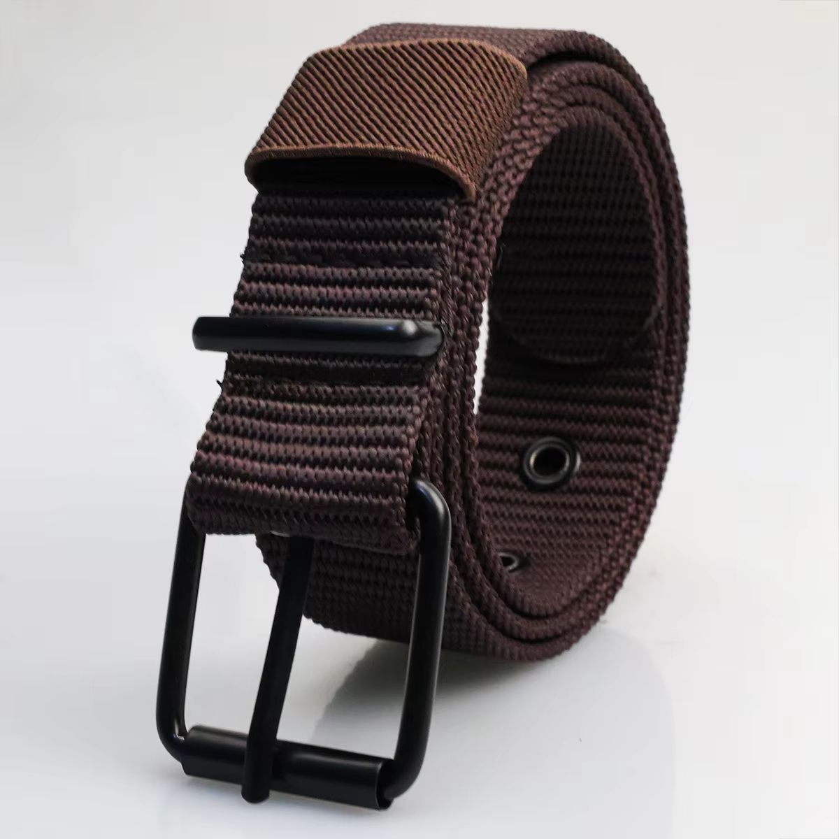 PorousPin Canvas Belt Mens Adjustable Pin Buckle Training And Denim Belt 2