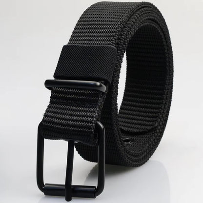 PorousPin Canvas Belt Mens Adjustable Pin Buckle Training And Denim Belt 3