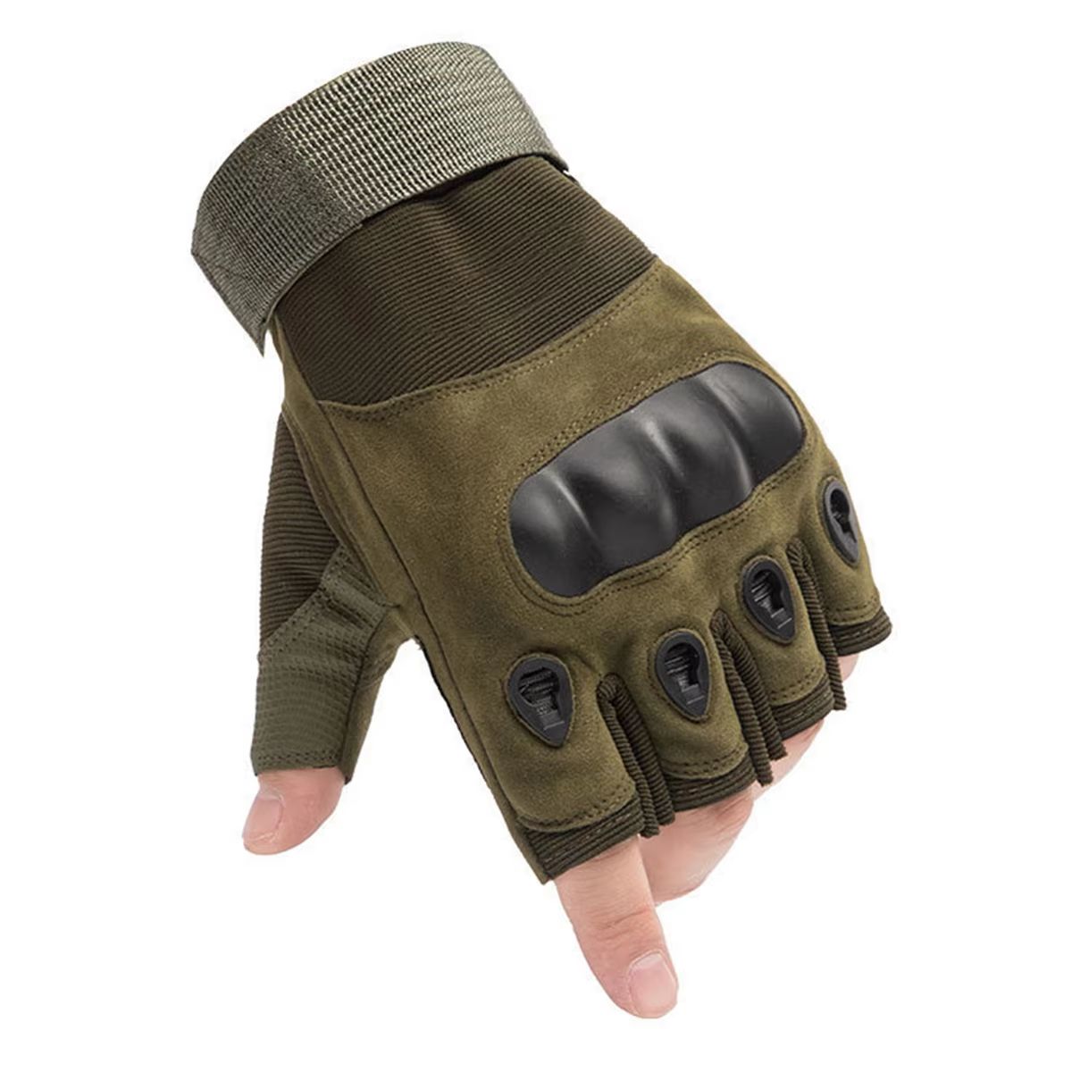 RaptorGuard Mens Tactical Fingerless Gloves For Outdoor Sports Shooting Airsoft  Cycling 7