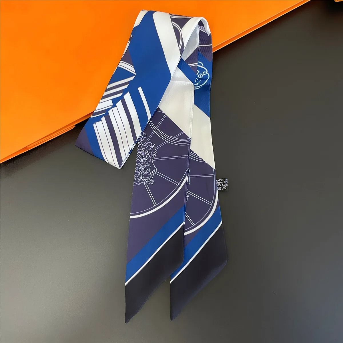 Long Scarf Ribbon Headband For Women  Versatile Neckerchief And Bag Handle Accessory 14