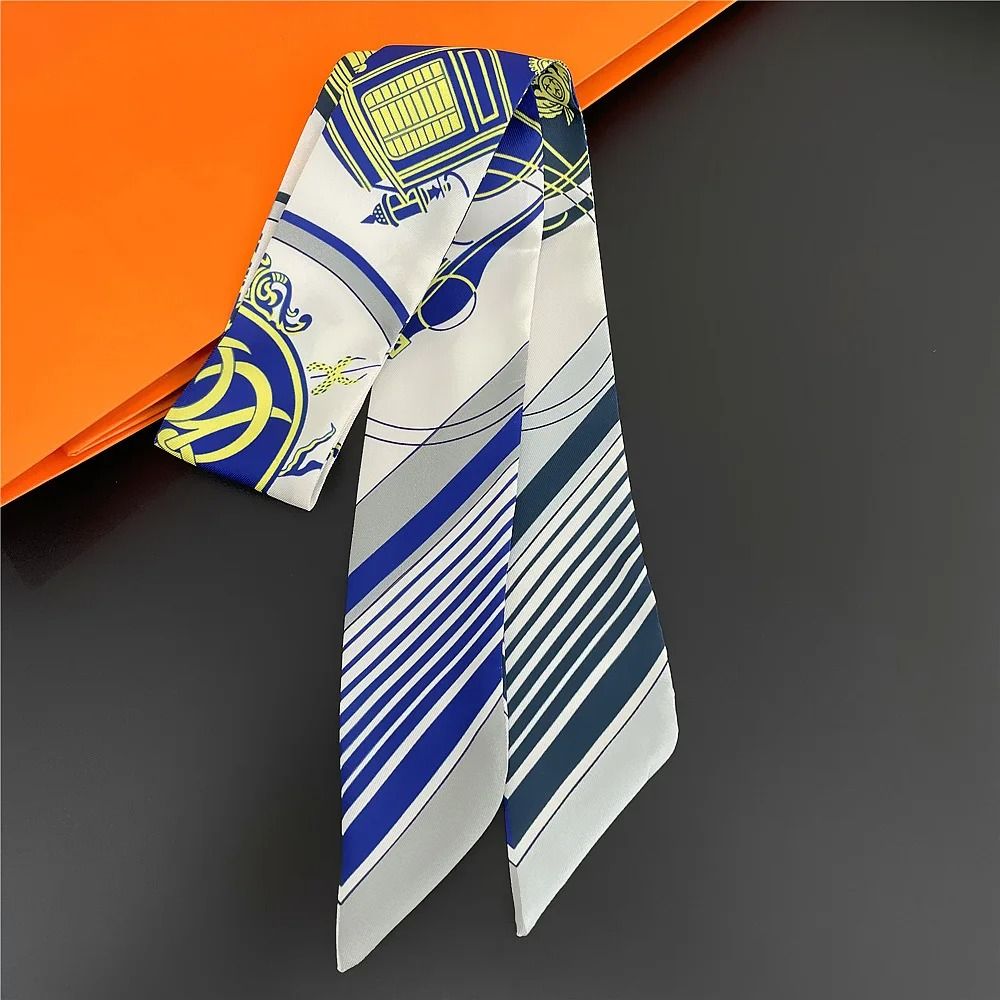 Long Scarf Ribbon Headband For Women  Versatile Neckerchief And Bag Handle Accessory 8