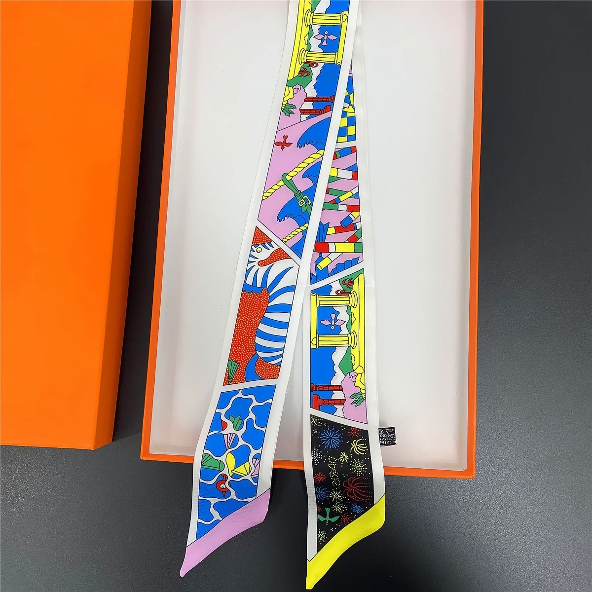 Long Scarf Ribbon Headband For Women  Versatile Neckerchief And Bag Handle Accessory 22