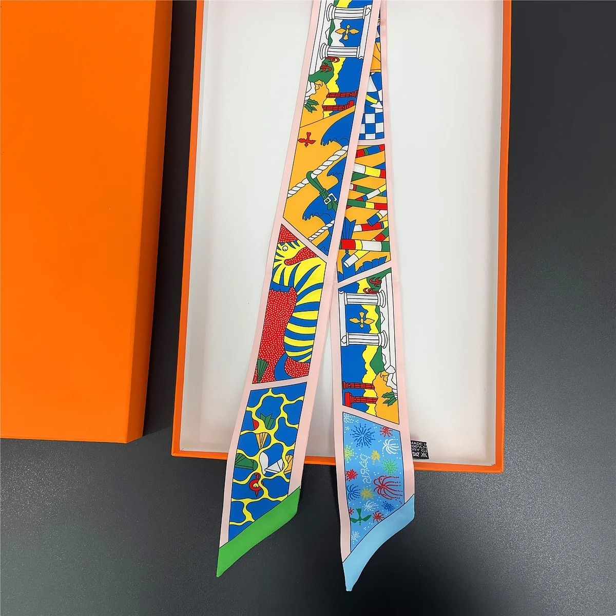 Long Scarf Ribbon Headband For Women  Versatile Neckerchief And Bag Handle Accessory 26