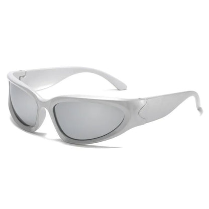 Punk Oval Sunglasses  Unisex UV Protection Eyewear For Outdoor Sports And Travel 6
