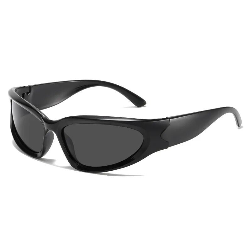 Punk Oval Sunglasses  Unisex UV Protection Eyewear For Outdoor Sports And Travel 8