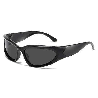 Punk Oval Sunglasses  Unisex UV Protection Eyewear For Outdoor Sports And Travel 8