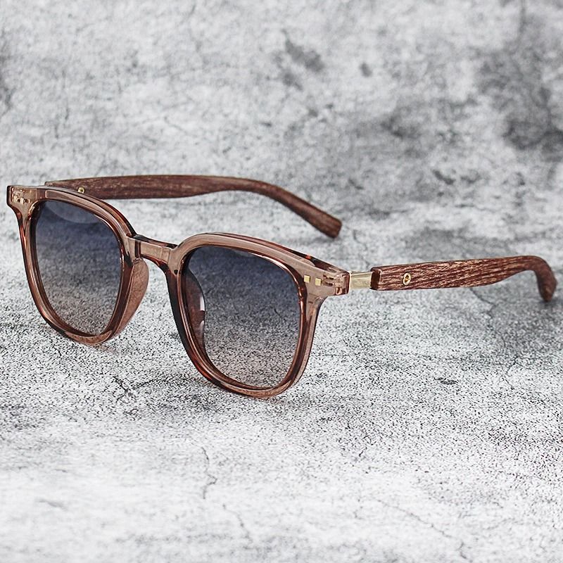 Vintage Wooden Frame Sunglasses  Classic UV Protection Eyewear For Men And Women 3