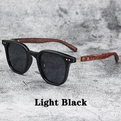Vintage Wooden Frame Sunglasses  Classic UV Protection Eyewear For Men And Women 7