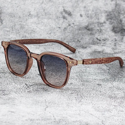 Vintage Wooden Frame Sunglasses  Classic UV Protection Eyewear For Men And Women 10