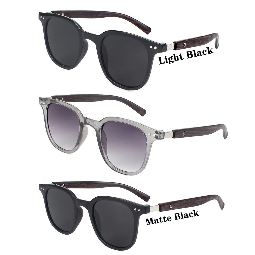 Vintage Wooden Frame Sunglasses  Classic UV Protection Eyewear For Men And Women 11