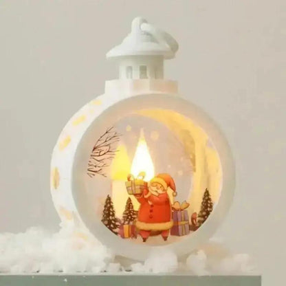 Christmas Retro Luminous Night Light, Christmas Decoration Pendant, Party Decoration Props, Desktop Ornaments, Christmas