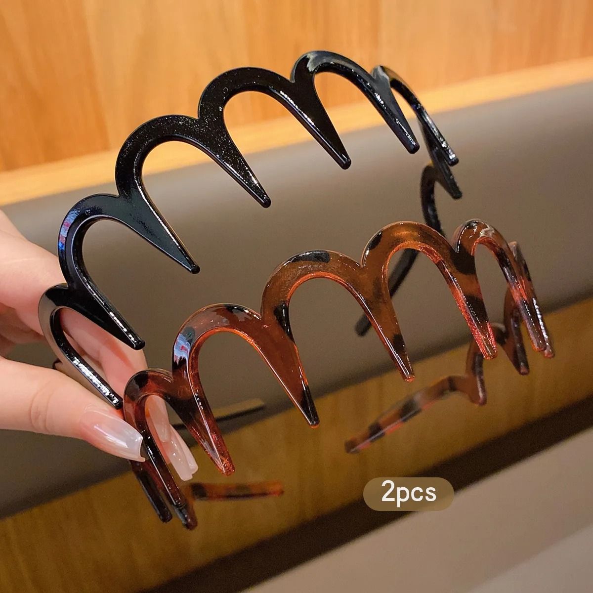 2pcs Anti Slip Hair Clips With Teeth  Durable Hair Accessories For Daily Use 2