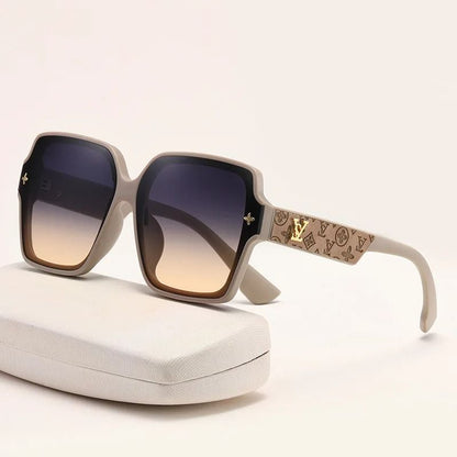 Fashion Square Frame Sunglasses  Luxury Oversized UV Protection Eyewear For Women 1