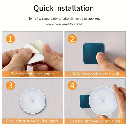 Motion Sensor Night Light, Wireless LED Detector Lamp for Bedroom Closet Staircase Room Decor