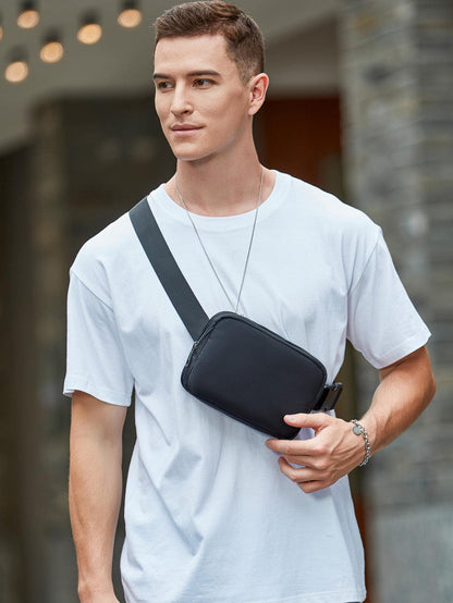 Lightweight Small Fanny Pack, Portable Waterproof Waist Bag, Fashionable Multi-Functional Messenger Bag for Travel