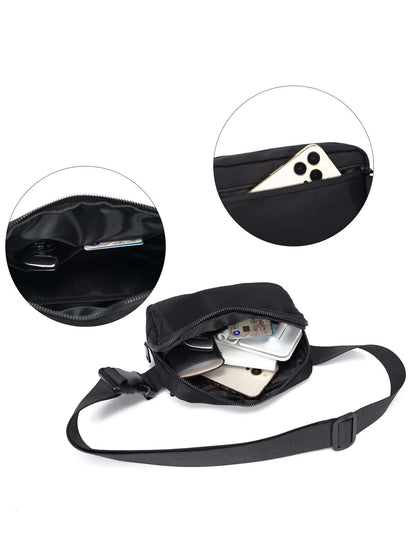 Lightweight Small Fanny Pack, Portable Waterproof Waist Bag, Fashionable Multi-Functional Messenger Bag for Travel
