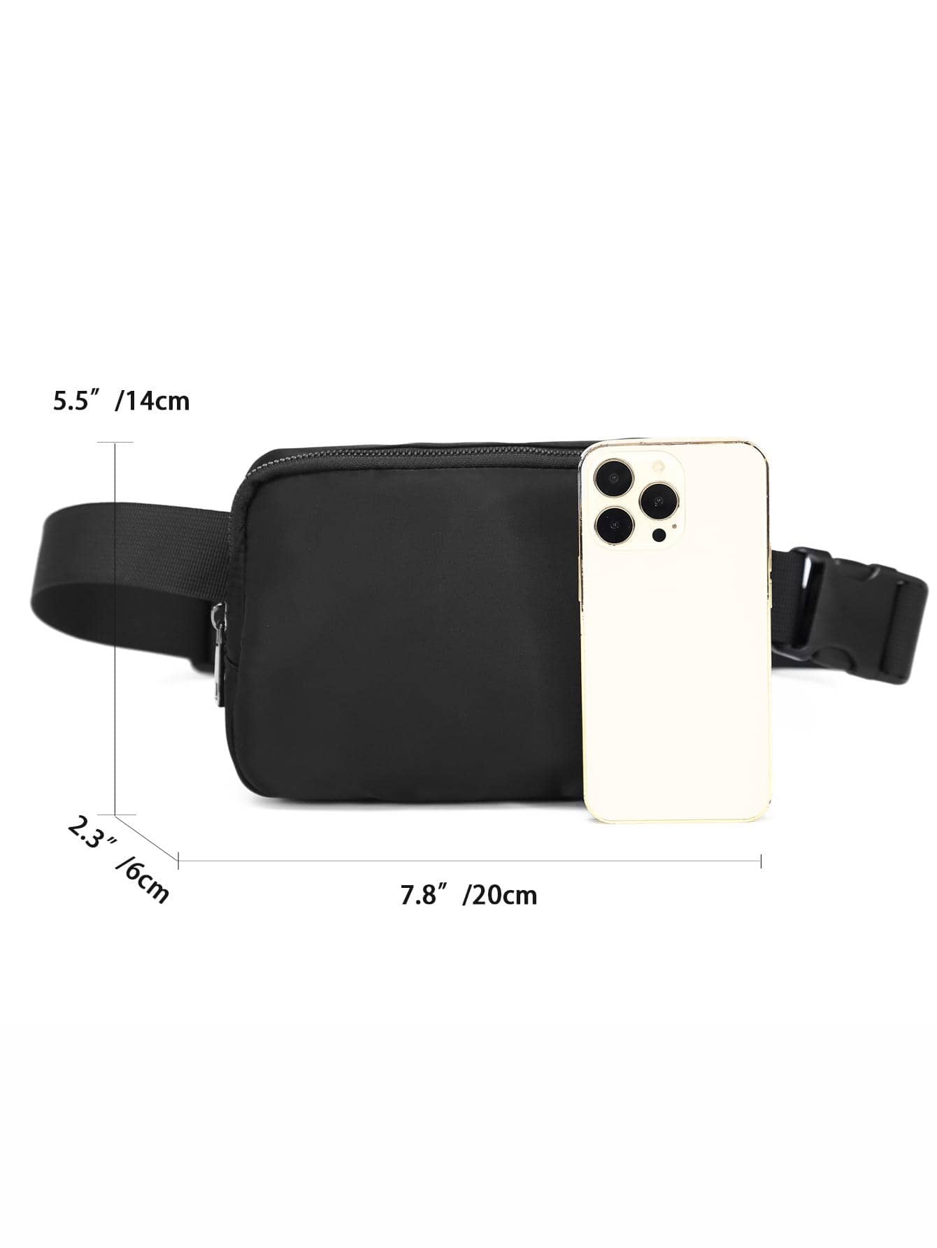 Lightweight Small Fanny Pack, Portable Waterproof Waist Bag, Fashionable Multi-Functional Messenger Bag for Travel