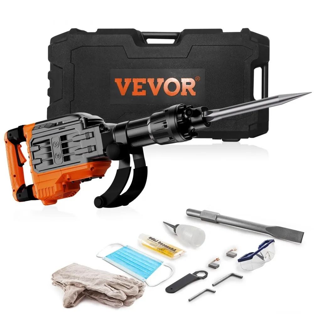 Jack Hammer Concrete Breaker Demolition Jack Hammer Heavy Duty Electric Jack Hammer Swiveling Front 10