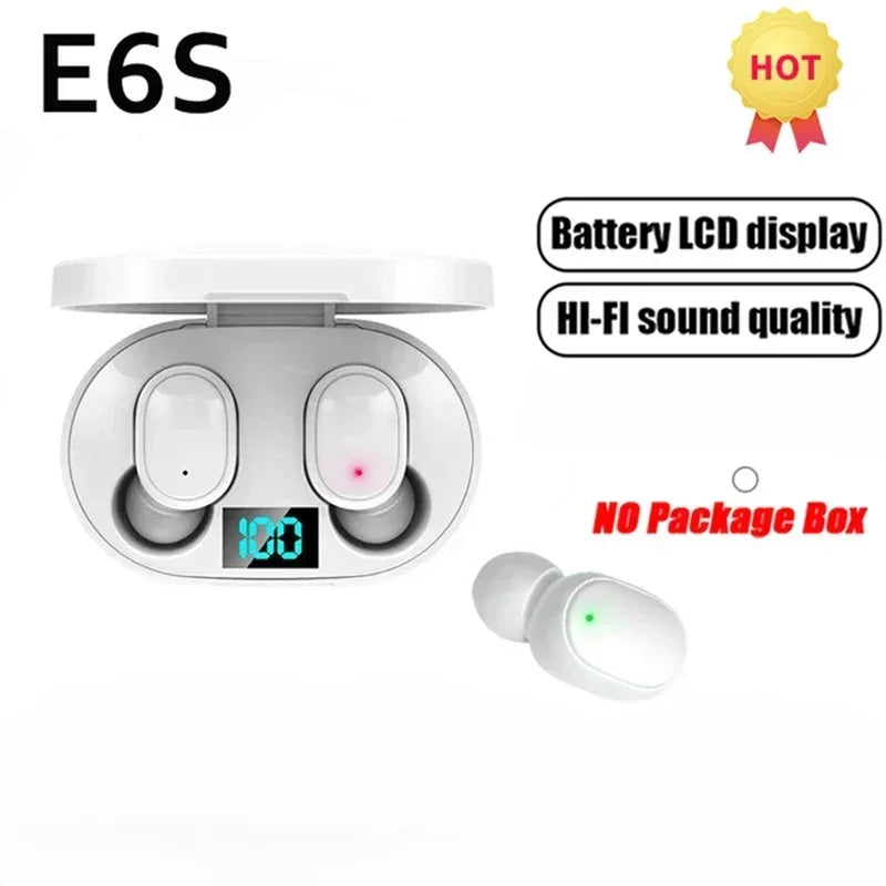 Wireless Bluetooth Earphones Bluetooth Headset Noise Cancelling Earbuds With Microphone Wireless He 6