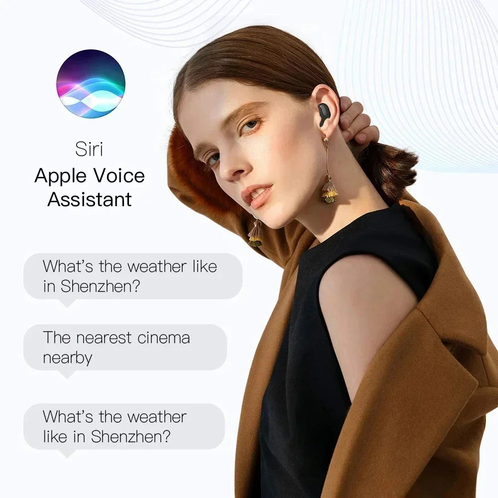 Wireless Bluetooth Earphones Bluetooth Headset Noise Cancelling Earbuds With Microphone Wireless He 4