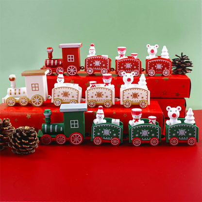 Christmas Plastic Train Merry Christmas Decorations For Home Xmas Tree Ornament Navidad Noel Happy  4