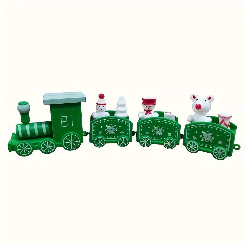 Christmas Plastic Train Merry Christmas Decorations For Home Xmas Tree Ornament Navidad Noel Happy  6