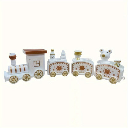 Christmas Plastic Train Merry Christmas Decorations For Home Xmas Tree Ornament Navidad Noel Happy  7