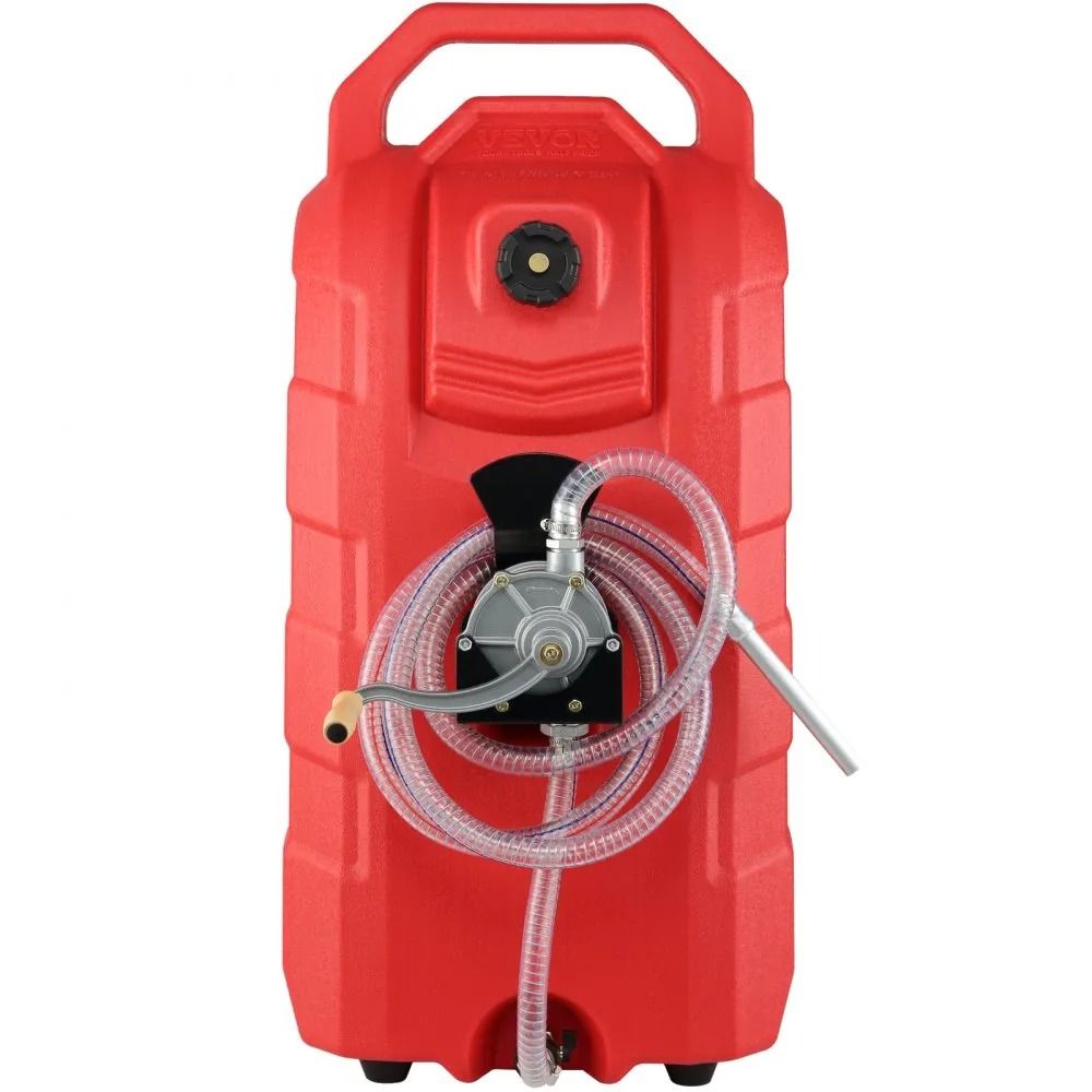 Portable Fuel Caddy Gas Storage Tank Hand Pump Rubber Wheels Fuel Transfer Storage Tank For Gasolin 9