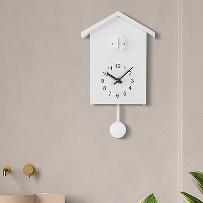 Cuckoo Wall Clock, Integer Time Reported, Low Noise Sports Pendulum Wall Art Home Decor
