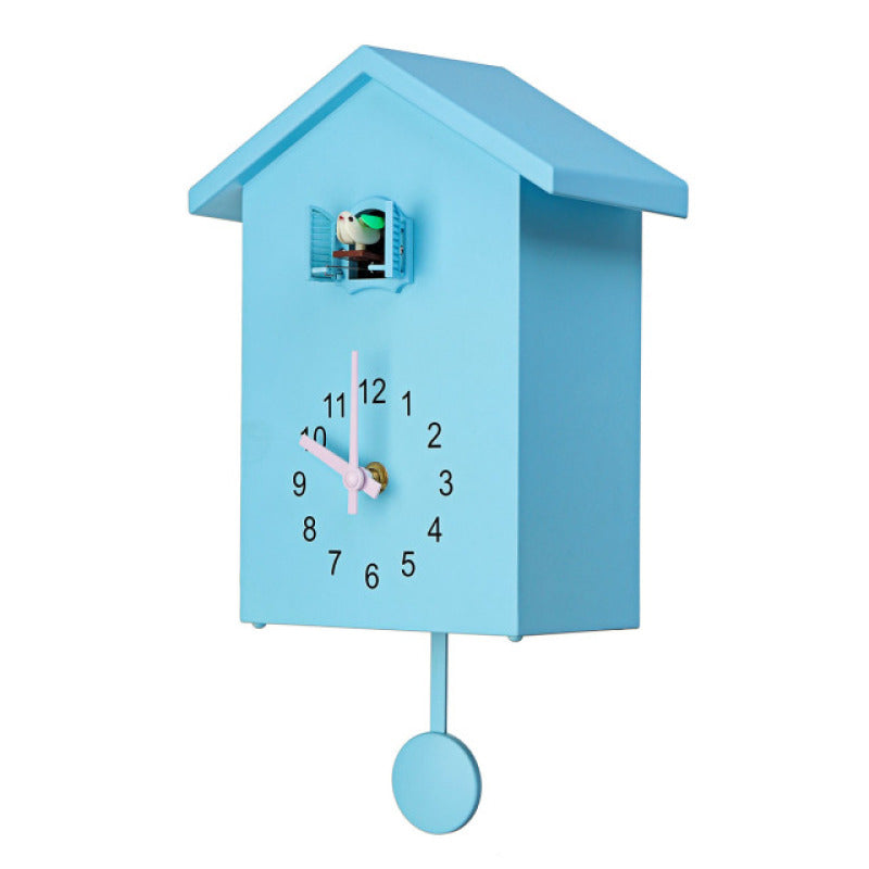 Cuckoo Wall Clock, Integer Time Reported, Low Noise Sports Pendulum Wall Art Home Decor