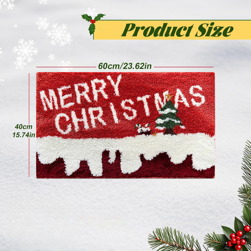 Merry Christmas Door Mat Santa Claus Carpet Outdoor Decorations For Home Navidad Xmas Ornament Holi