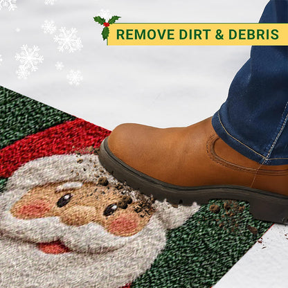 Merry Christmas Door Mat Santa Claus Carpet Outdoor Decorations For Home Navidad Xmas Ornament Holi