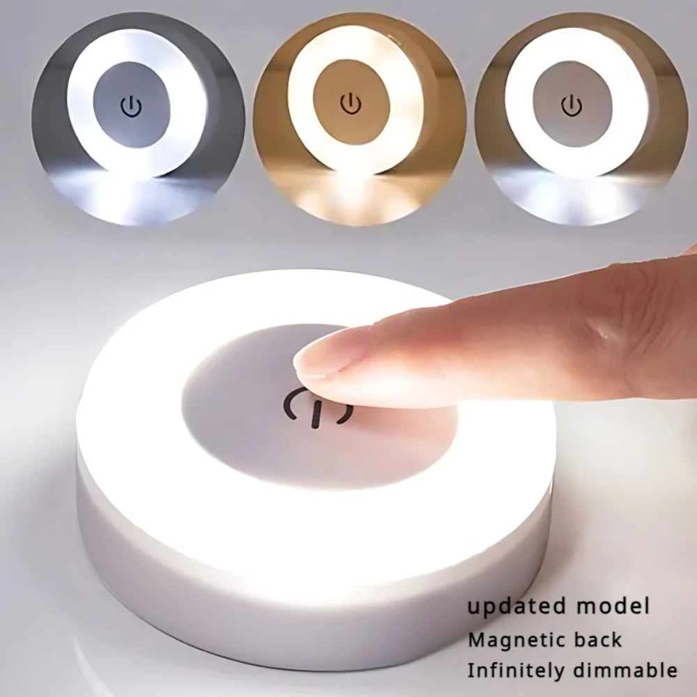 Portable USB Rechargeable LED Light, Night Light, Bedroom, Living Room, Home Decoration, Lamp