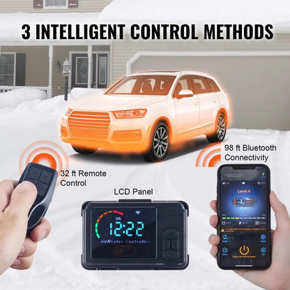Diesel Air Heater All In One Bluetooth App LCD Efficient Portable Diesel Heater For Car RV Camping  5