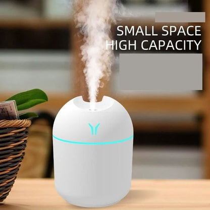 250ml USB Mini Air Humidifier  Ultrasonic Essential Oil Diffuser With LED Light 1