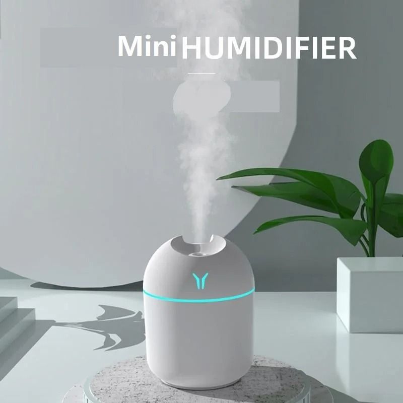 250ml USB Mini Air Humidifier  Ultrasonic Essential Oil Diffuser With LED Light 2