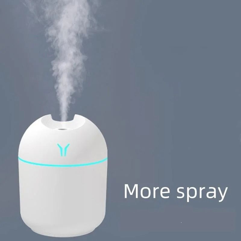 250ml USB Mini Air Humidifier  Ultrasonic Essential Oil Diffuser With LED Light 3