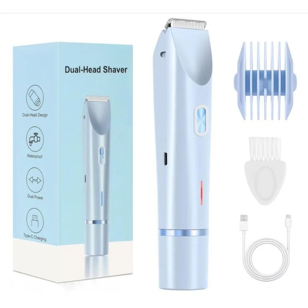 Electric Shaver For Women Dual Head Hair Remover And Trimmer For Legs Underarms And Bikini Line 9