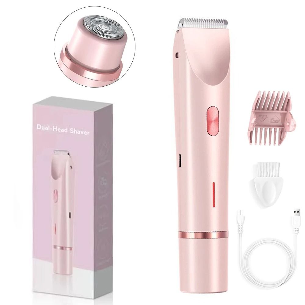 Electric Shaver For Women Dual Head Hair Remover And Trimmer For Legs Underarms And Bikini Line 8