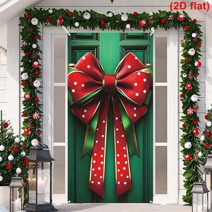 Porch Door Banner, Christmas Hanging Flag, Ornaments, Xmas Gifts, Christmas Decorations For Home, New Year Decor