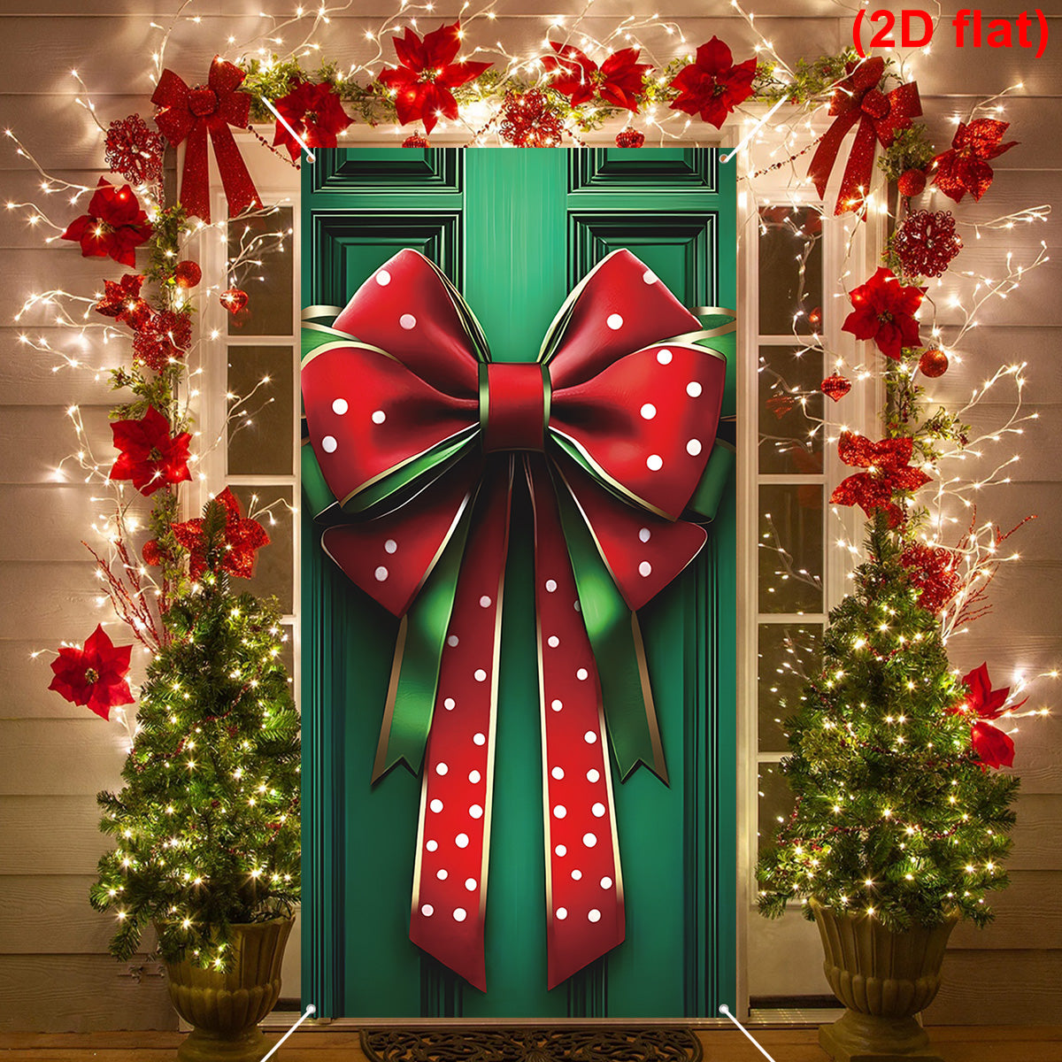 Porch Door Banner, Christmas Hanging Flag, Ornaments, Xmas Gifts, Christmas Decorations For Home, New Year Decor