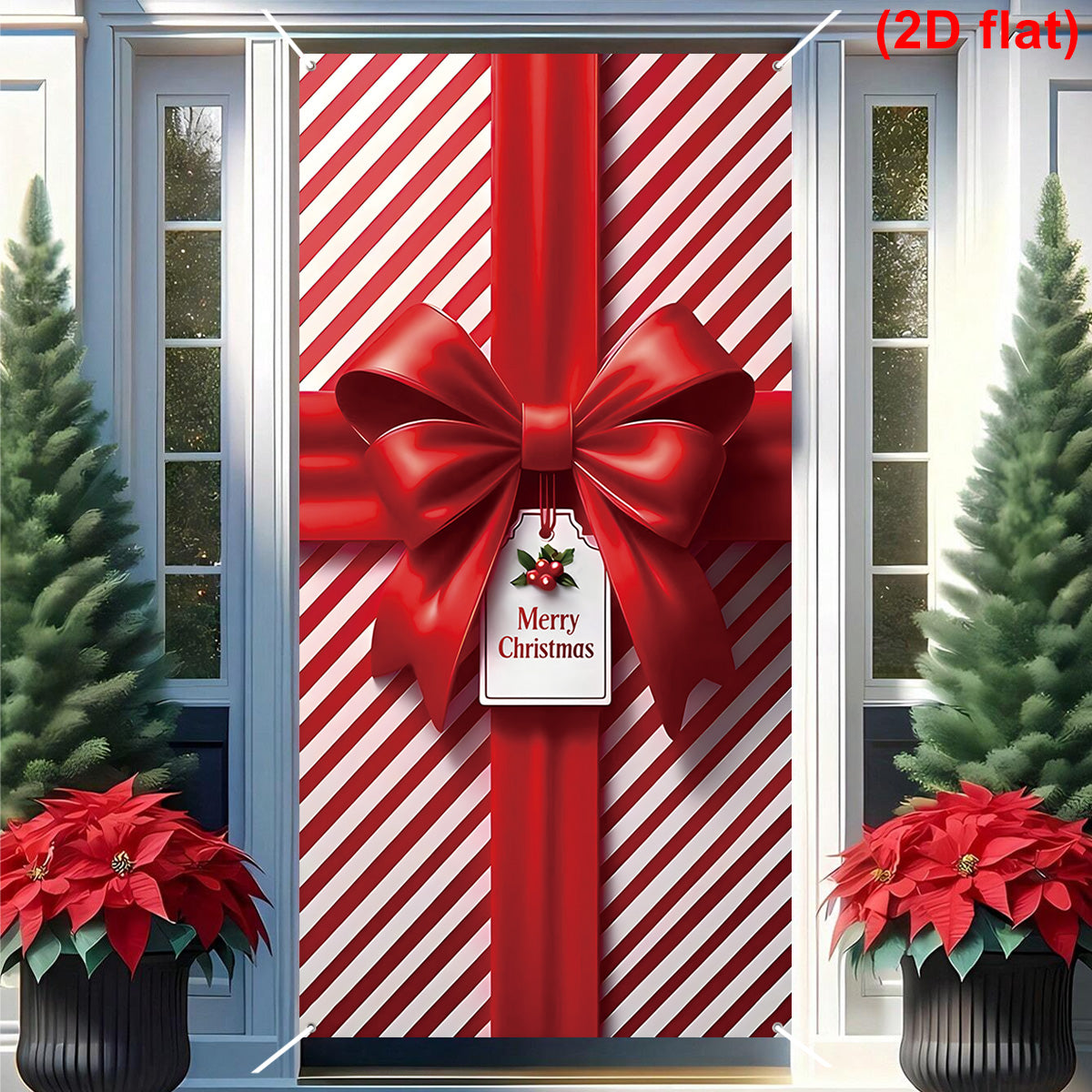 Porch Door Banner, Christmas Hanging Flag, Ornaments, Xmas Gifts, Christmas Decorations For Home, New Year Decor