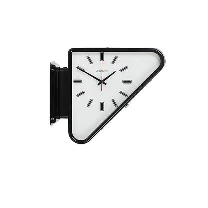 Living Room Minimalism Clock Triangle Modern Twosided Wall Clock Silent Design Mechanism For Decora 9
