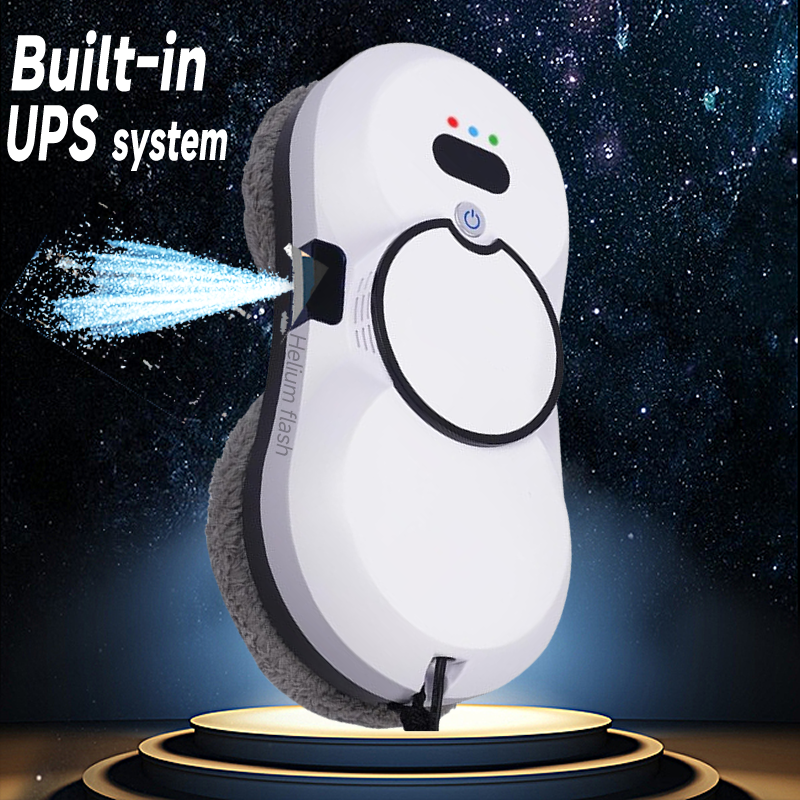UPS System Robot, Window Cleaner Vacuum, Smart Home Appliance, Auto Clean Glass, Electric Floor Mops