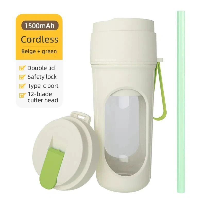 Portable Juicer Blender 400ml USB Rechargeable Smoothie Maker For Fruits And Vegetables 10
