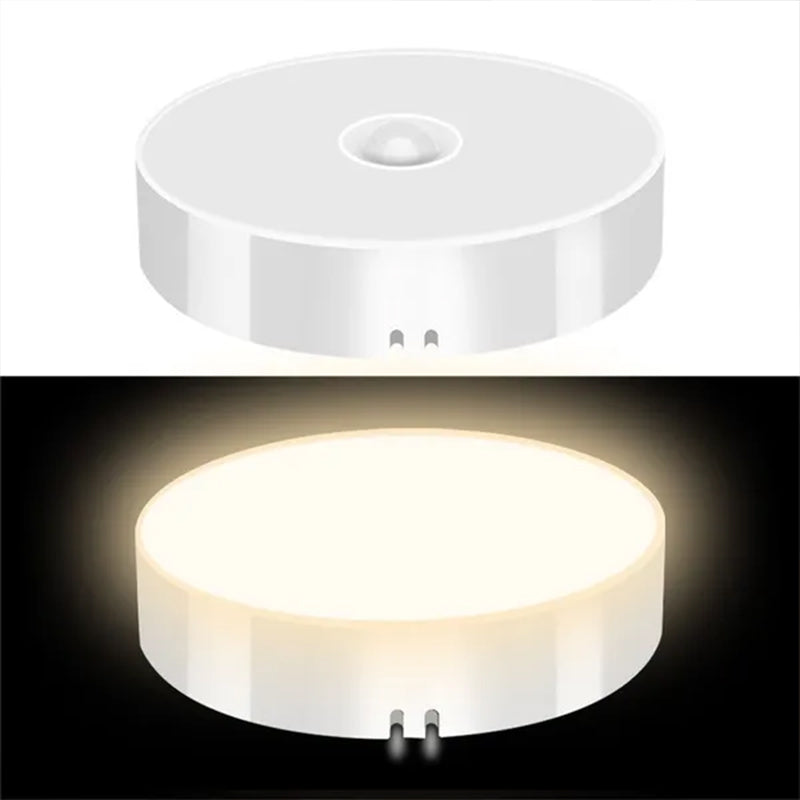 Motion Sensor LED Night Light, USB Rechargeable Night Lamp, Wireless Closet Light, Kitchen Cabinet, Wardrobe, Staircase