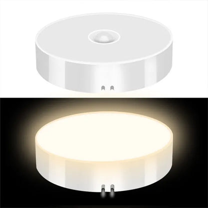 Motion Sensor LED Night Light, USB Rechargeable Night Lamp, Wireless Closet Light, Kitchen Cabinet, Wardrobe, Staircase