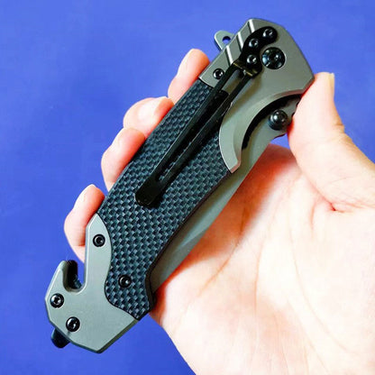 Camping Pocket Knife, Multi Functional Folding Knife, Outdoor Survival Sharp Knives, Tactical Defense Knife