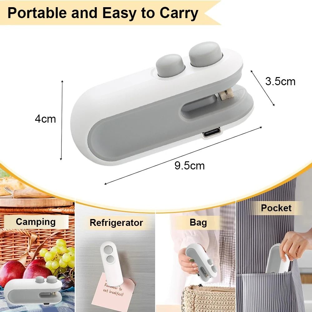 Mini Rechargeable Heat Bag Sealing Machine For Food Storage And Packaging 6