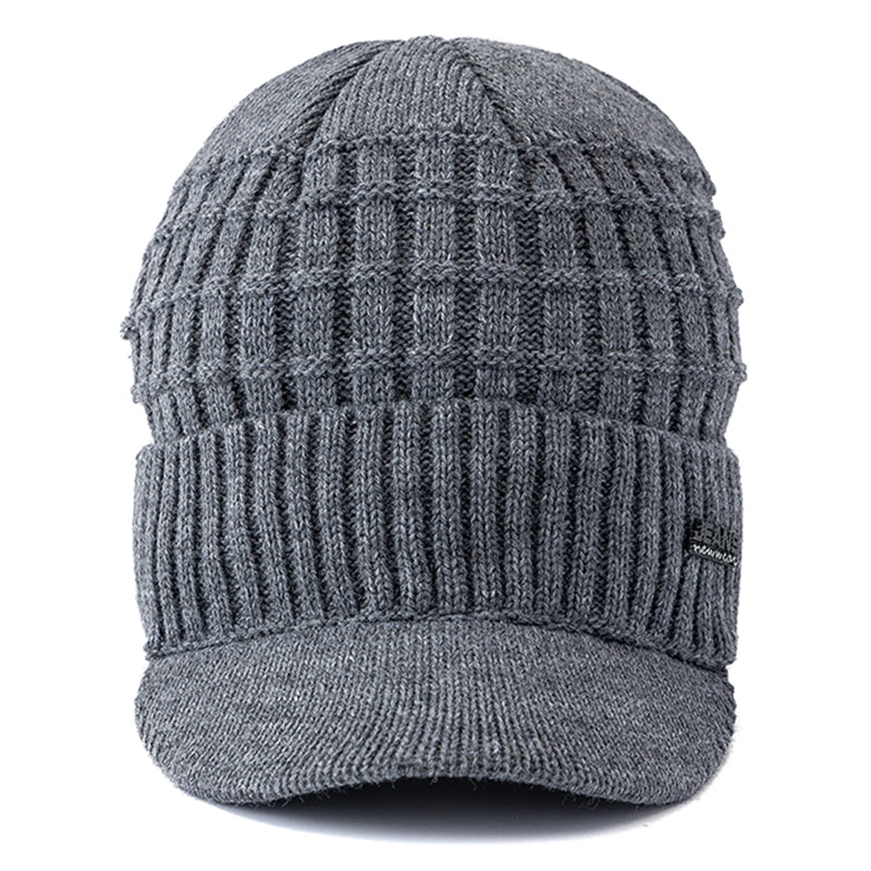 Stylish Soft Beanie Hat For Men Women New Style Unisex Winter Hat Outdoor Knitted Hat Plush Fleece  2